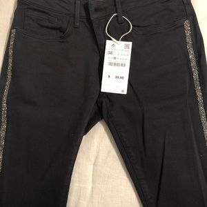 NEVER WORN NTW Zara Black denim jeans